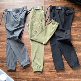 Lu Men Jogger Long Pants Licenza Sport Sport Yoga Outfit Vleece Pockets Pocket pantaloni da jogging pantaloni maschi