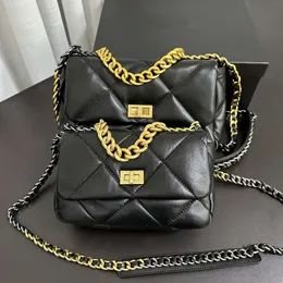 Titulares de cartas bolsa de crossbody chenel 2024 bolsa de corrente de lingge de pele de carneiro da moda com grande capacidade de couro genuíno ombro crossbody saco