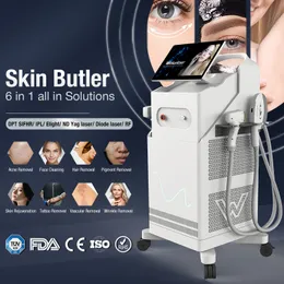 Beauty Salon ND YAG Laser Tattoo Removal Haire Removal OPT SHR Acne Treatment Skin Tightening Wrinkle Remover machine