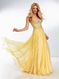 Party Dresses Luxury Crystal Beading Evening 2024 Chiffon A Line Prom Dress Women Formal Gowns for Wedding Sweetheart