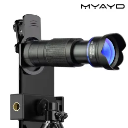 망원경 고전력 전화 카메라 렌즈 36x HD 줌 카메라 셀 카메라를위한 Universal Lens를위한 유니버설 카메라 휴대 전화 망원경 액세서리