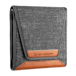 Brieftaschen KF -Konzept 3 Taschen Objektivkamera Filter -Beutelfilter Wallet Wallet Hülle für 37 mm bis 62 mm UV CPL FLD ND Kamera Objektivfilterhalter Halterbeutel