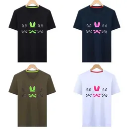 Psychologiczna koszulka króliczka Summer męska Tshirt Rabbit Druku