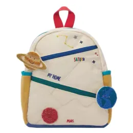 Zaini d0lf bambini bambini in cotone batuffolo cartone animato pianeta stella da ricamo