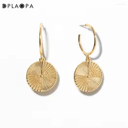 Dangle Earrings Dplaopa 925 Sterling Silver Gold Michelle Earring Drop San Women Piercing Pendiente Luxury Jewelry Clips Big Rock Punk