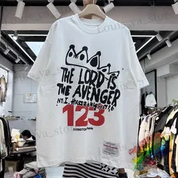 Men's T-Shirts RRR123 Vintage English bet Number Printing T Shirt Men Women Best Quality RRR 123 T Top T-shirt T240419