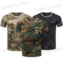 Herr t-shirts militär kamouflage t-shirt för män kläder 3d tryck djungel öken ryska soldat t-shirts överdimensionerade toppar veteraner man ts t240419
