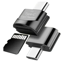 TF-kortläsare Micro-SD-kort till Micro USB Type C OTG Adapter Memory Card till USB C Hög hastighet för MacBook Xiaomi Samsung