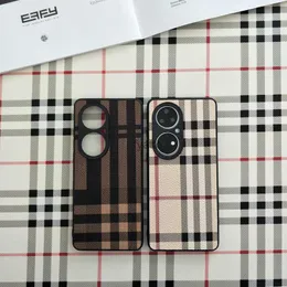 Mobiltelefonfodral British Style Stripe är lämplig för Huawei Nova8/9 Mobiltelefonfodral P60 All Inclusive Mate40e Fall Proof Glory 50Pro Tide H240419