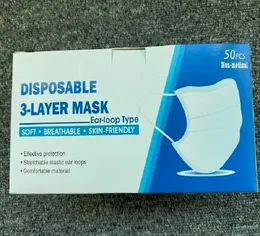 Одноразовая с масками Упаковка для лица 3layer Factory Dust Pround Pround Match Mask Anti PM25.