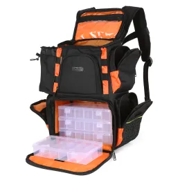 가방 lixada 낚시 배낭 방수 낚시 미끼 릴 가방 조절 가능한 스트랩 생선 태클 보관 가방 +낚시 태클 박스