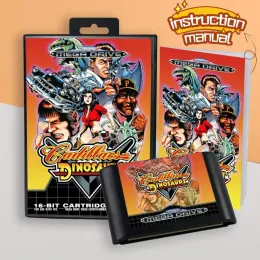 Cards para Cadillacs e Dinosaurs Eur Card de 16 bits MD CART