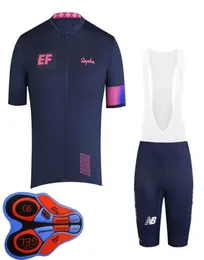 New EF Education First Team cycling jersey summer men short sleeve sports bike clothes quick dry racing wear mtb bicycle outfits Y7986123