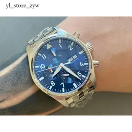 IwCity Watch teure Menwatch IWC Watch Mens Pilot Uhren hochwertige Auto Mechanik Uhren Super Luminous Date Watchmen Lederband Montre Pilot Luxe 7233