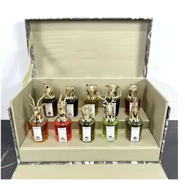 Portraits scent library perfume set 10PCS animals fragrance arthur teddy the duck helen mr sam duchess rose lady blanche contanse elegant smell 10ml with gift box
