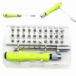 Creative 32 In 1 Screwdriver Set Precision Mini Magnetic Screwdriver Bits Kit Phone Mobile IPad Camera Maintenance Tool Repair