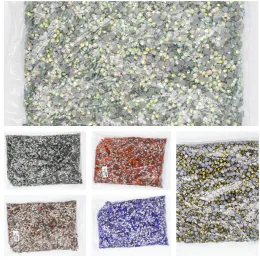 حقائب SS10 Big Bulk Bag 100gross 45Colors بالجملة أعلى جودة أفضل DMC Hot -Fix -Rhinestons Crystal Hot Firce Donthone Darment