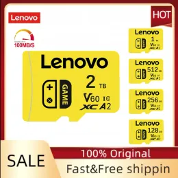 Карты оригинал Lenovo 2TB 1TB Карта памяти 128GB Micro TF SD Card 512GB High Speed TF Card Cartao de Memoria для Nintendo Switch