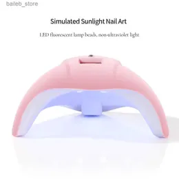 Nail Dryers LULAA 36W Nail Dryer Machine UV LED Lamp Portable USB Cable Home Use UV Gel Varnish Curer 12 Leds Lamp Nail Art Manicure Tool Y240419SJTY