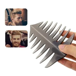 2024 1Pcs Men's Oil Head Comb Back Wide Tooth Hair Styling Fluffy High Texture Productos De Barberia - for men's hair styling