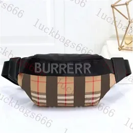 Top -Qualität Bumbag Herren Taillenbeutel Brustbeutel Designer Plaid Nylon Canvas Perfekte Handwerkskunst Temperament Fanny Pack Unisex Cross Body Mody Mody Gürtelbeutel