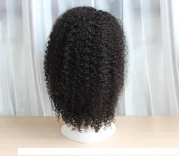 B Wigs Human Human Human Hair parrucche di capelli ante Vergn Glueless in pizzo Afro Kinky Curly Part Middle Part 8 22 pollici africano AME3126290