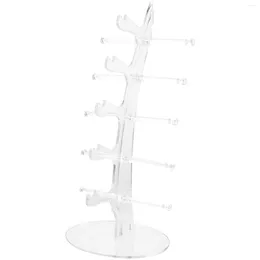 Decorative Plates Acrylic Sunglasses Rack Holder Glasses Display Stand Riser