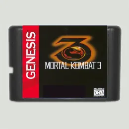 Cards Mortal Kombat 3 Regione Game Game Card da 16 bit per Sega Mega Drive per Genesis