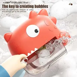 Sand Play Water Fun Fun Toys Baby Battle Bubble Machine Castle Dinosaur Music Toy Tough Bubble Maker Automatico IP6 Impicchieri Toys L416