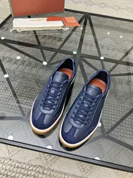 Modedesigner Running Shoes Athletic Herren Black Navy Vintage Platform Trainer Special Bright Blue Shoes Sneakers 38-44 EDJ240101l