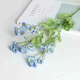 Dekorative Blumen 1 Bündel 22 Köpfe künstliche Kamille Blume Plastik Mini Daisy Bouquet für Home Wedding Decor DIY FAKE FACHE