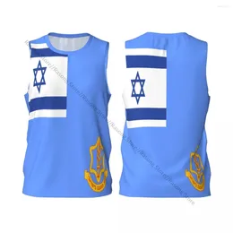 Erkek Tank Tops İsrail Savunma Kuvvetleri Basketbol Forması Filmi Cosplay Giyim Dikişli Spor Gömlek