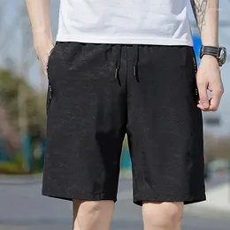 Herren Shorts Schwarze Tarn Cargo 2024 Sommer Freizeit Arbeit Hosen Männer Eis Shreds Draw String Sport laufen kurze Mann