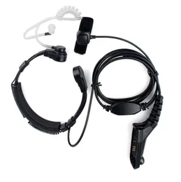 Finger PTT Throat Mic Covert Acoustic Tube Headset för Motorola Walkie Talkie P8268 P8260 P8200 XPR6550 XPR6300 DP3400 DP36008535065