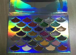 Новое прибытие моды Женщины красота Cleof Cosmetics The Mermaid Glitter Paletter Palette Make Makeup Palette 9147647