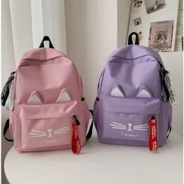 Bags New Both Shoulders Girls Backpack Lovely Cat Ears Student Children School Bags for Boys Bag Kids Mochila Escolar Cartable Enfant