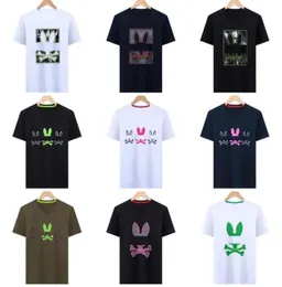 Psychologische Hasen-Shirts Designer Herren T-Shirt Fashion USA High Street Kurzarm Psyco Kaninchenkleidung Streetwear LSAG LSAG