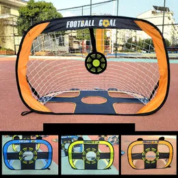 1PC Multifunktionellt fotbollsmål Net Portable Soccer Gate Sports Agility Training Mål Practice Pop Up Mål 240407