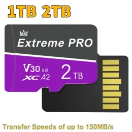 Карты класс 10 2 ТБ 1TB Micro TF SD Card 512GB 256GB 128GB SD Карта памяти Водостойная Cartao de Memoria для камеры Nintendo Switch