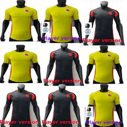 Colombia Away player version The best jersey Soccer Jerseys Valderrama FALCAO JAMES Home 24 25 Colombia Football CUADRADO National Team Men Kit Camiseta De Futbol