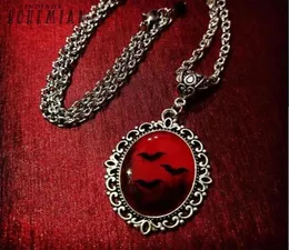Blood And Bat Dracula Inspired Resin Necklace Black Witch Witchcraft4734105