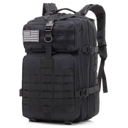 Designer-icon 34L Tactical Assault Pack Backpack Army MOLLE impermeabile Bag Out Bag Stuckack per campeggio escursionistico esterno Hunti288R