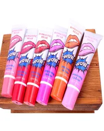 Lip gloss Peeloff dura per nessuna macchia marina collagene rossetto per rossetto pianta romantica orso a 6 colori trucco idratante per labbra idratante 4892130