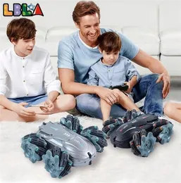 LBLA D866 4WD 2 GRIFT STUNT RC CAR 360 درجة دوارة السرعة عن بعد السرعة على الطرق الوعرة هدية طفل ألعاب 2205253507613413