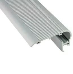 Luzes 10 x 1m Conjuntos/Lot Factory Preço de alumínio Tira LED LED e extrusão de perfil de LED de prata anodizado para as lâmpadas das escadas de etapas