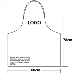 エプロンセニューシェフウェイターベーカリーコーヒーショップ男子および女性の一般オーバーオールY200104224I274Hのためのバーバーバーベキューエプロン
