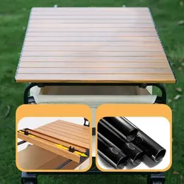 Folding Table For Camper Vans, Cars, And Camping Portable Handcart