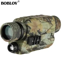 Телескопы Boblov PJ2 5x32 Optics Night Vision Monocular Digital IR Telecope Zoom Optics Фотографии видеозапись для охоты