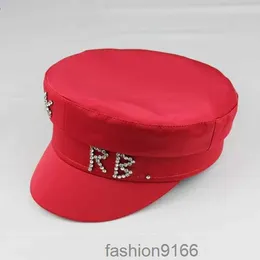 Berety przyjazne wiosny letnie czapki kobiety diament z literą plamy sboy cap baker boy hat Visors 230606 1umsc