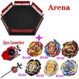 I lanciatori Tops Beyblade Burst Set di giocattoli con antipasto e Arena Bayblade Metal God Bayblades Top Bey Blade Blade 240411